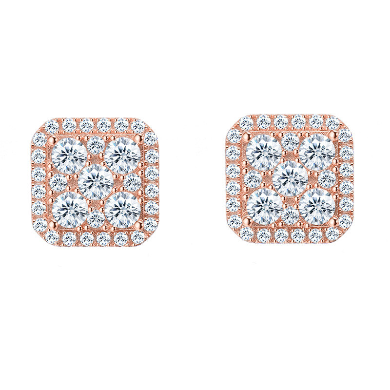 Unique Fashion Men Women Shiny Earrings S925 Sterling Silver Moissanite Studs Earrings Nice Gift for Friends
Unique Fashion Men Women Shiny Earrings S925 Sterling Silver Moissanite Studs Earrings Nice Gift for Friends