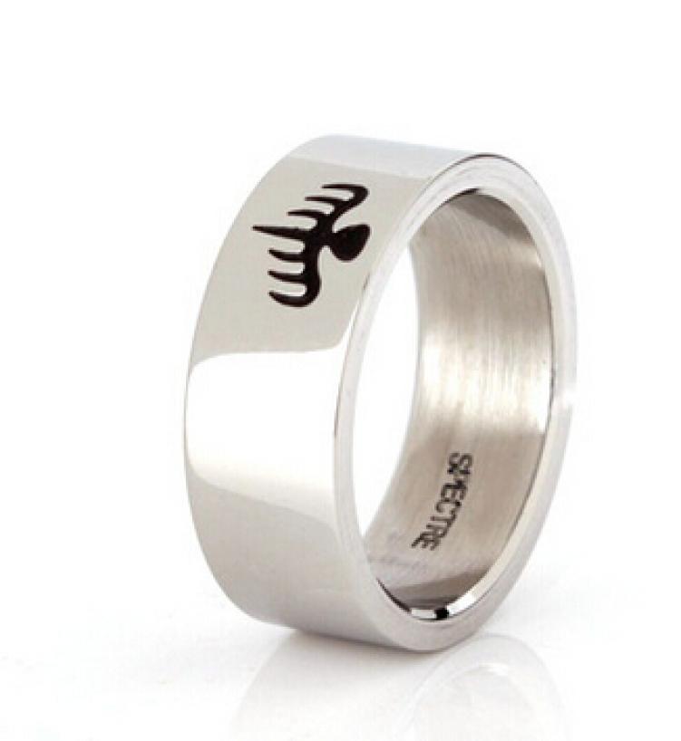 Whole 007 spectre James Bond rings with Titanium Men ring4113381