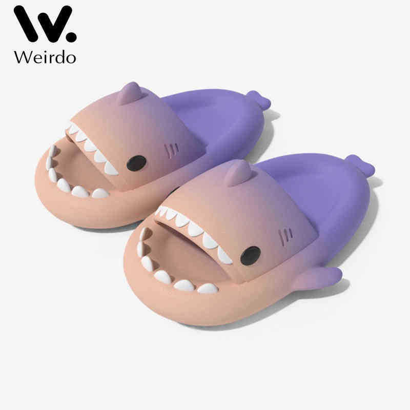 Gradient Shark Slippers 4Cm Platform Women Men Indoor Bathroom Slides Couples Summer Shoes Soft Eva Female Male Beach Flip flops J220716, A- 1
Gradient Shark Slippers 4Cm Platform Women Men Indoor Bathroom Slides Couples Summer Shoes Soft Eva Female Male Beach Flip flops J220716, A- 1
