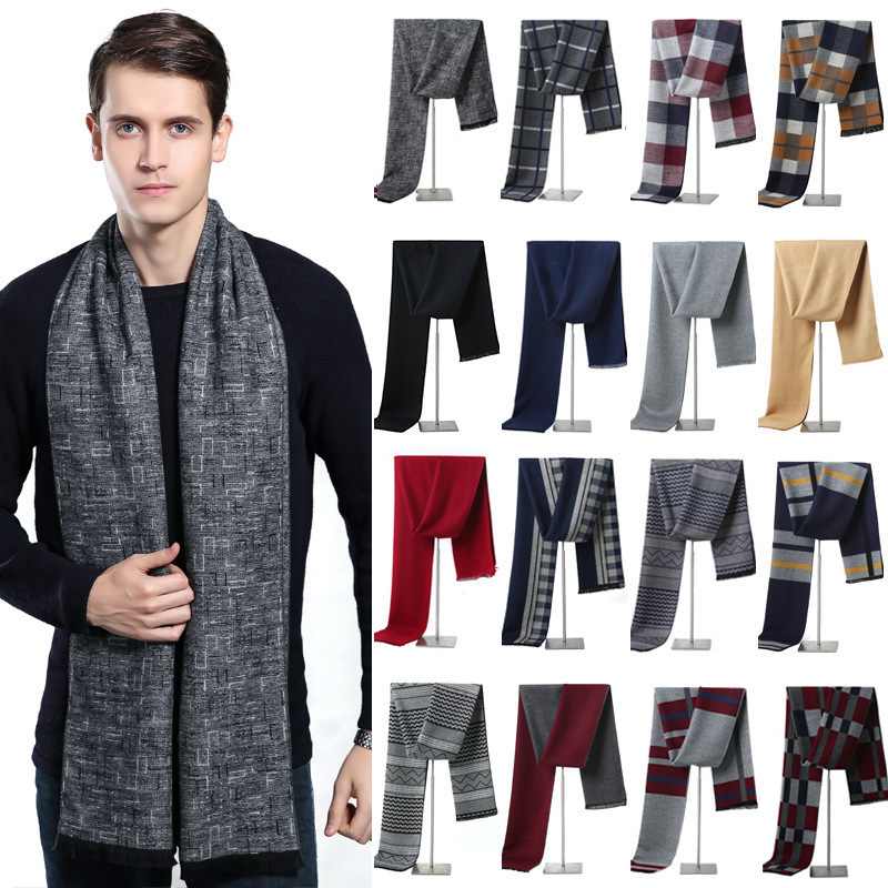 Scarves Luxury Brand Plaid Cashmere Scarf for Men Winter Warm Neckerchief Male Business Long Pashmina Christmas Gifts 221119
Scarves Luxury Brand Plaid Cashmere Scarf for Men Winter Warm Neckerchief Male Business Long Pashmina Christmas Gifts 221119