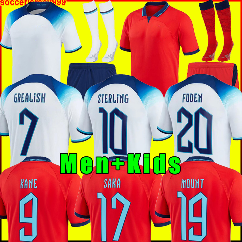 KANE STERLING soccer jerseys 2022 2023 RASHFORD ENGlANDS SANCHO GREALISH MOUNT FODEN MAGUIRE world cup 22 23 national football shirt men kids kit sets uniforms tops, 2022 men away + patch
KANE STERLING soccer jerseys 2022 2023 RASHFORD ENGlANDS SANCHO GREALISH MOUNT FODEN MAGUIRE world cup 22 23 national football shirt men kids kit sets uniforms tops, 2022 men away + patch