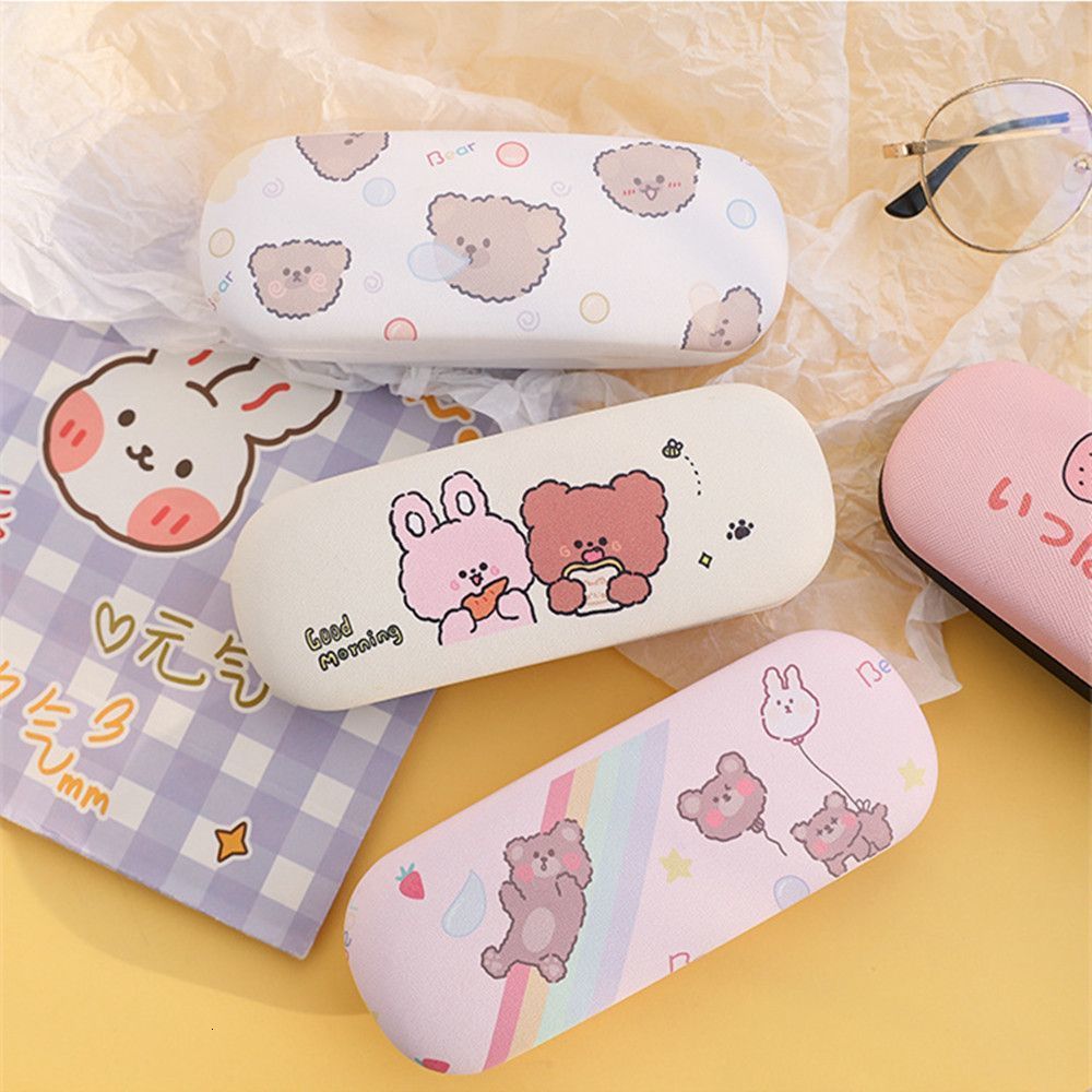 Sunglasses Cases Cartoon PU Leather Glasses Case Cute Bear Rabbit Unisex Student Frame Myopia Box Antifall Pressure Storage 221119
Sunglasses Cases Cartoon PU Leather Glasses Case Cute Bear Rabbit Unisex Student Frame Myopia Box Antifall Pressure Storage 221119