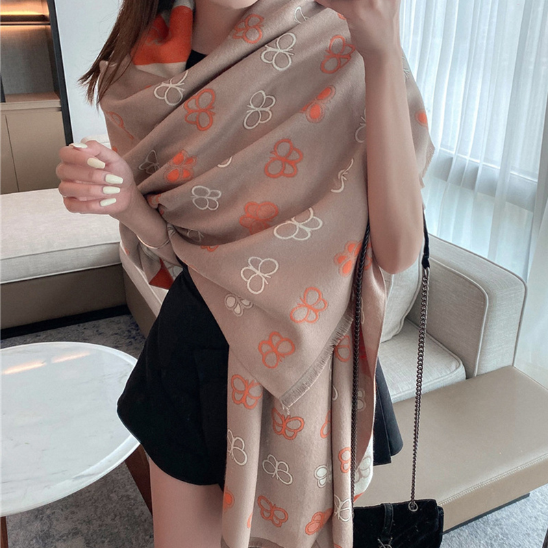 Womens Autumn Winter Scarves Butterfly double-sided cashmere scarf burst warm fashion shawl neck scarf
Womens Autumn Winter Scarves Butterfly double-sided cashmere scarf burst warm fashion shawl neck scarf