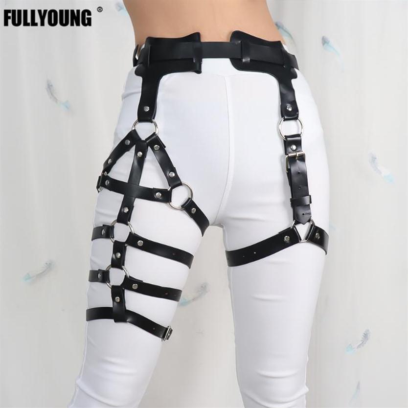 Belts Fullyoung Sexy Fashion Women Lingerie Waist To Leg Leather Harness Personality All-Match Thigh Belt Suspender Garter3117, Black
Belts Fullyoung Sexy Fashion Women Lingerie Waist To Leg Leather Harness Personality All-Match Thigh Belt Suspender Garter3117, Black