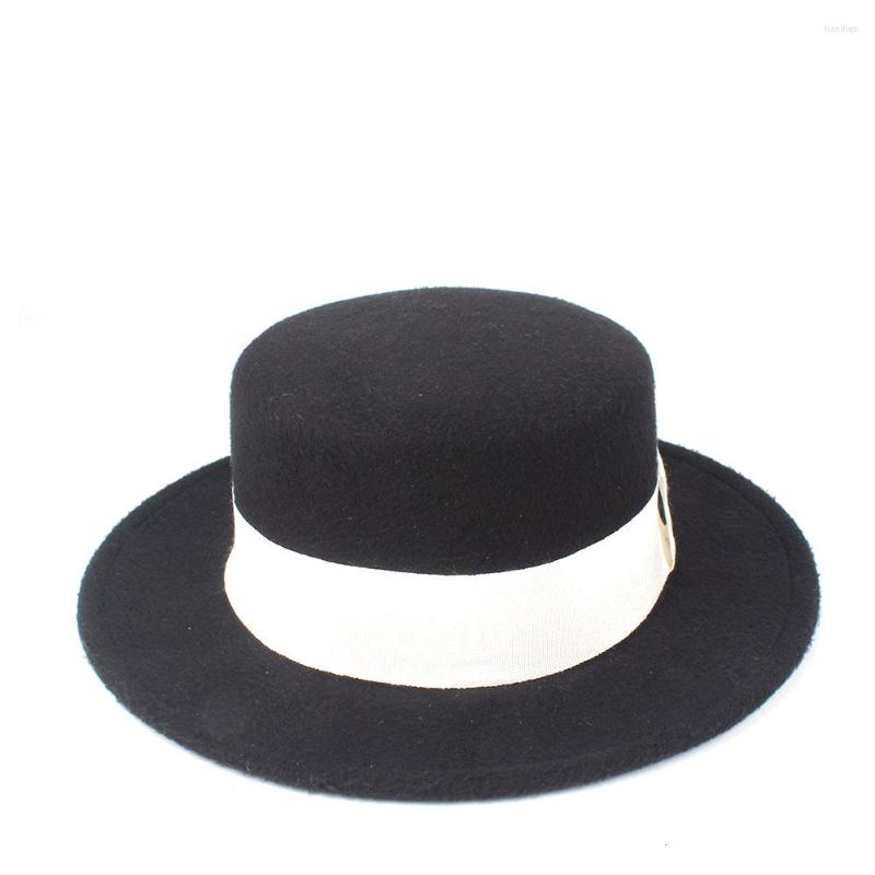 Berets 2022 Authentic Men WomenWool Fedora Flat Top Hat Wide Brim Friend Party Wool Trilby Size 56-58CM, Black
Berets 2022 Authentic Men WomenWool Fedora Flat Top Hat Wide Brim Friend Party Wool Trilby Size 56-58CM, Black
