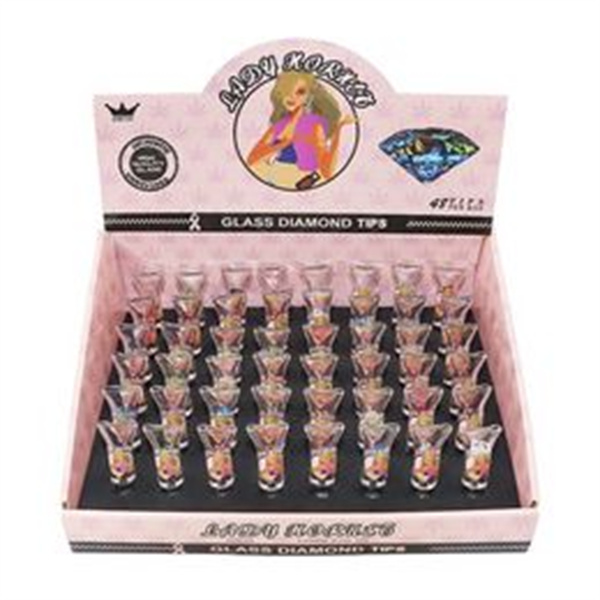 Smoking Accessories smoke shop Lady hornet Color Diamond decorative Glass pipe filter suction nozzle 8mm diameter filter element transparent
Smoking Accessories smoke shop Lady hornet Color Diamond decorative Glass pipe filter suction nozzle 8mm diameter filter element transparent