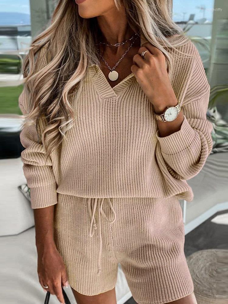 Women' Tracksuits 2022 V-Neck Pullover Top Drawstring Shorts 2PCS Outfit Women Loungewear Spring Autumn Solid Simple Ladies Homewear, 03 black
Women' Tracksuits 2022 V-Neck Pullover Top Drawstring Shorts 2PCS Outfit Women Loungewear Spring Autumn Solid Simple Ladies Homewear, 03 black