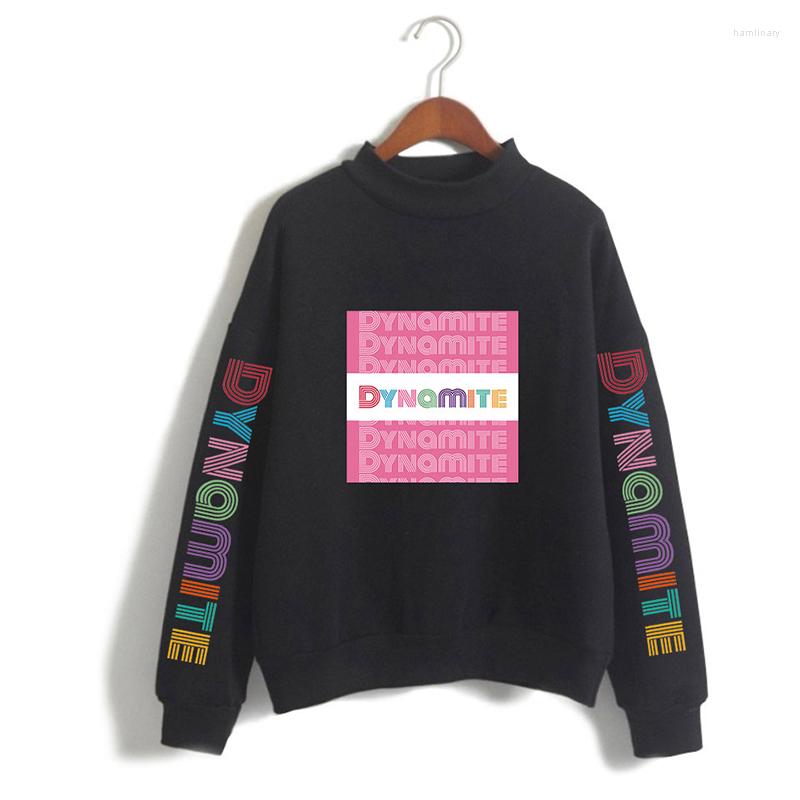 Men's Hoodies Fashion DYNAMITE High Collar Long Sleeve Korean Style Men Women Capless Sweatshirts Pullover Tops