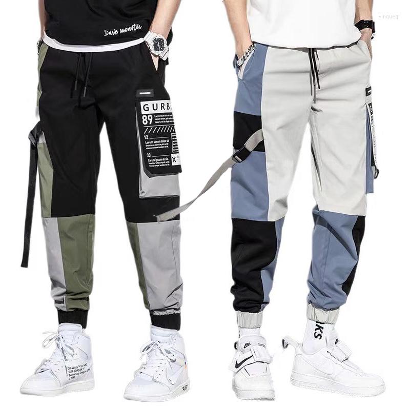 Men's Pants 2022 Men's Cargo Harajuku Fashion Joggers Man Pant Korean Streetwear Male Casual Men Clothing Elastic Waist Trouser, Black 
Men's Pants 2022 Men's Cargo Harajuku Fashion Joggers Man Pant Korean Streetwear Male Casual Men Clothing Elastic Waist Trouser, Black