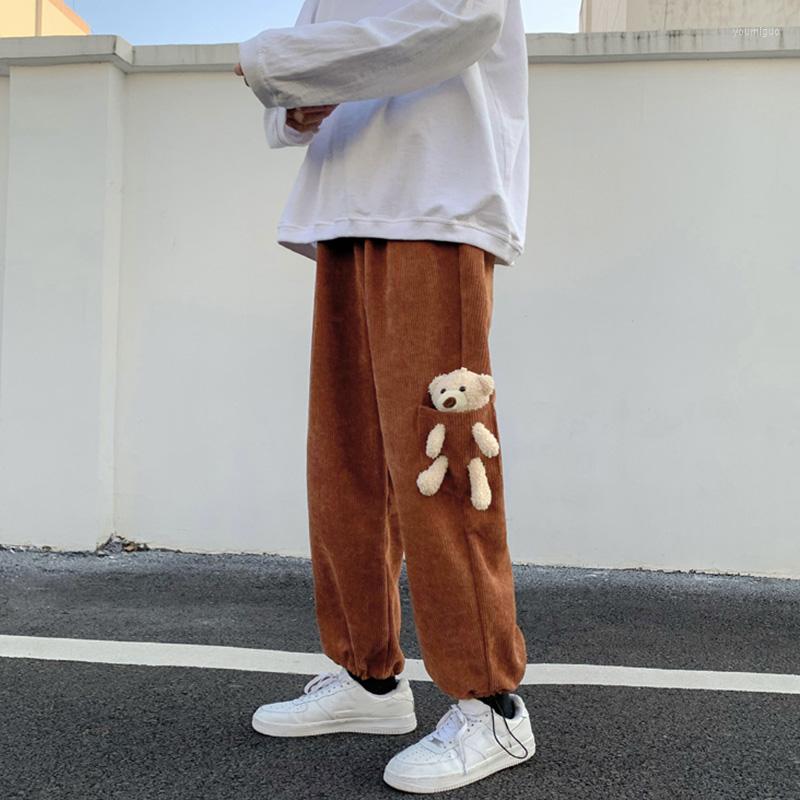 Men's Pants Coffee Corduroy Bear Guard Men Spring Autumn Casual Trousers Male Loose Sweatpants Streetwear Fashion Bottoms Large Size, Black
Men's Pants Coffee Corduroy Bear Guard Men Spring Autumn Casual Trousers Male Loose Sweatpants Streetwear Fashion Bottoms Large Size, Black