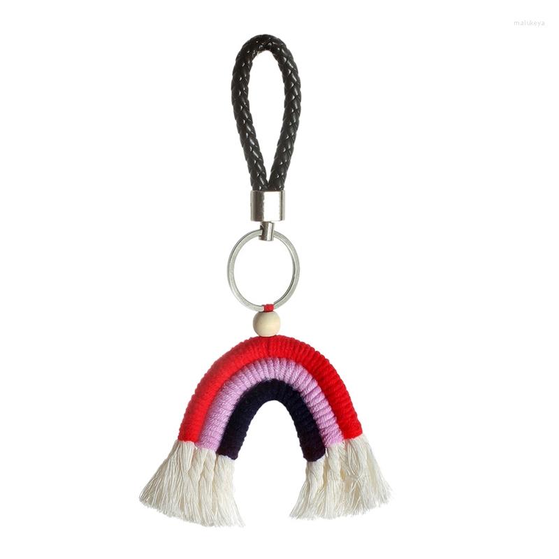 Interior Decorations Nordic Rainbow Pendant Cotton Handmade Woven Tassel Wall Hanging Ornaments For Key Home Kids Room Car Accessories Decor
Interior Decorations Nordic Rainbow Pendant Cotton Handmade Woven Tassel Wall Hanging Ornaments For Key Home Kids Room Car Accessories Decor