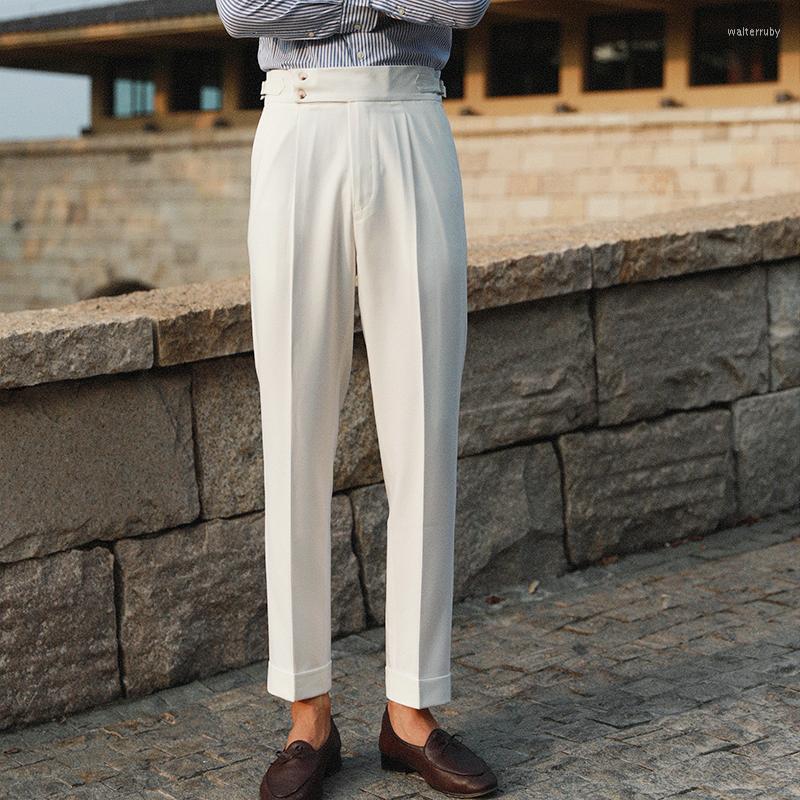Men's Suits British Style Autumn Solid Business Casual Suit Pants Men Clothing High Waist Formal Wear Office Trousers Straight Z300, White
Men's Suits British Style Autumn Solid Business Casual Suit Pants Men Clothing High Waist Formal Wear Office Trousers Straight Z300, White