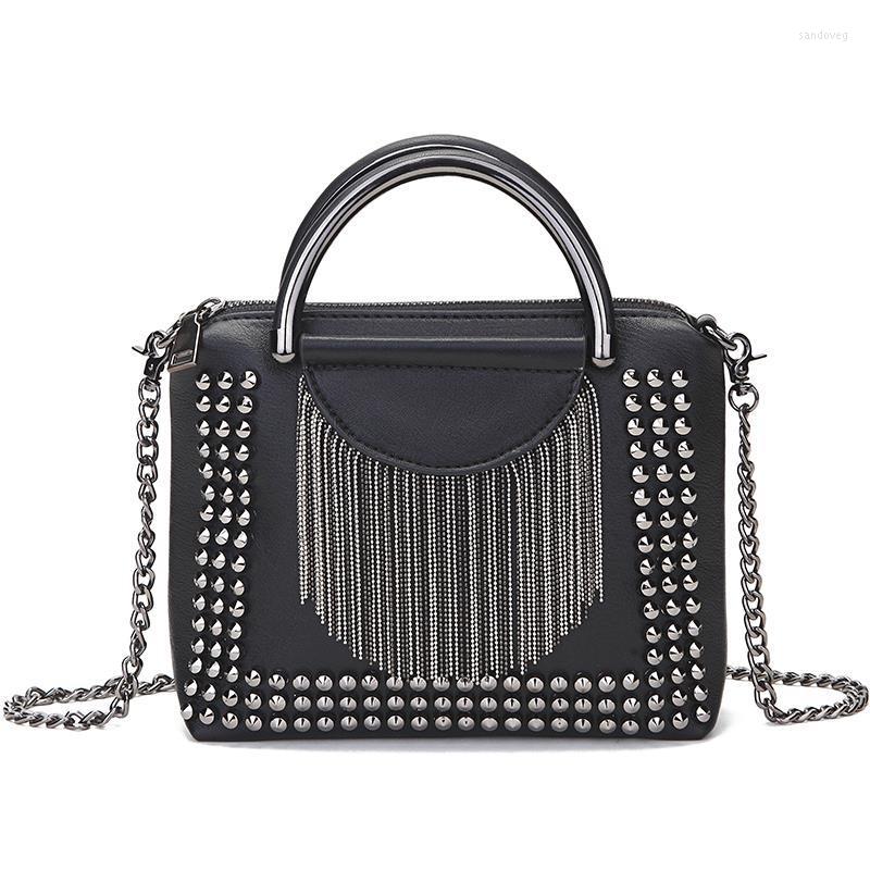 Evening Bags Rivet Women Handbag Fashion Chain Shoulder Tassel Design Ladies Crossbody Black Boston
Evening Bags Rivet Women Handbag Fashion Chain Shoulder Tassel Design Ladies Crossbody Black Boston