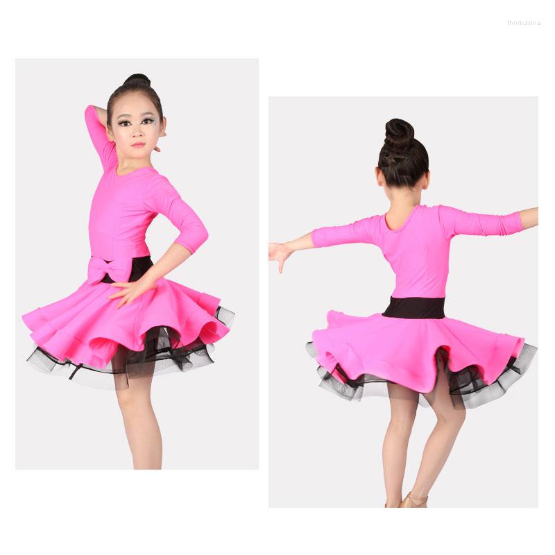 Stage Wear Girls Practicing Dance Dresses Mid-Sleeve Spandex Latin Dress With Organdy Tutu 5 Colors Available A0019, Orange
Stage Wear Girls Practicing Dance Dresses Mid-Sleeve Spandex Latin Dress With Organdy Tutu 5 Colors Available A0019, Orange