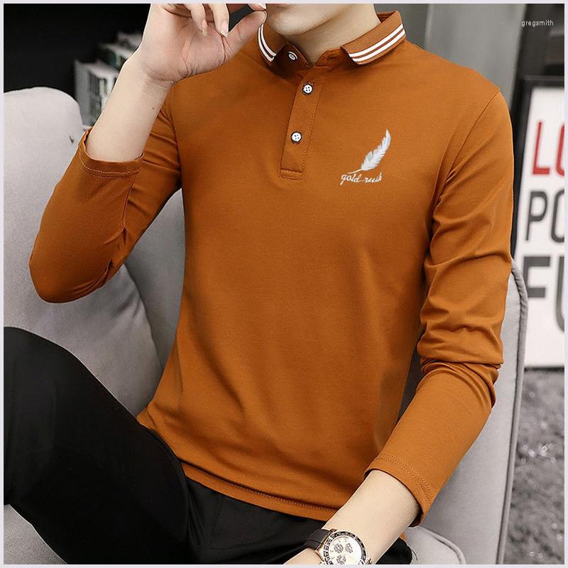 Men's Polos Plus Velvet Long-sleeved POLO Shirt Business Casual Size Dress Lapel Collar Young Student, Yellow
Men's Polos Plus Velvet Long-sleeved POLO Shirt Business Casual Size Dress Lapel Collar Young Student, Yellow