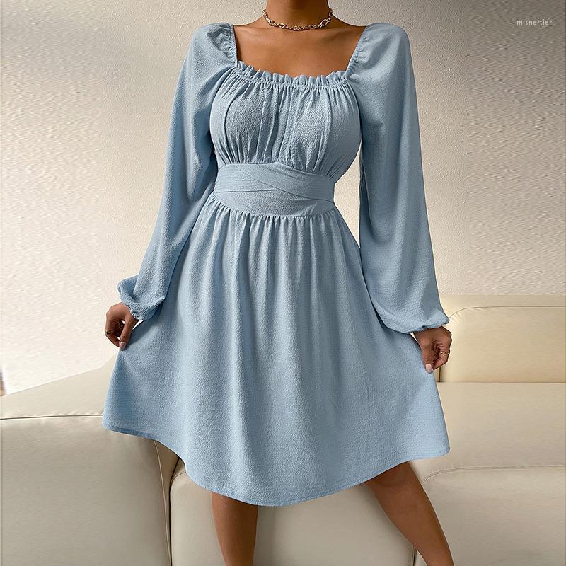Casual Dresses 2023 Elegant Puff Sleeve Princess Dress Women Square Collar Long Fairy Female Backless Design Vintage, Black
Casual Dresses 2023 Elegant Puff Sleeve Princess Dress Women Square Collar Long Fairy Female Backless Design Vintage, Black