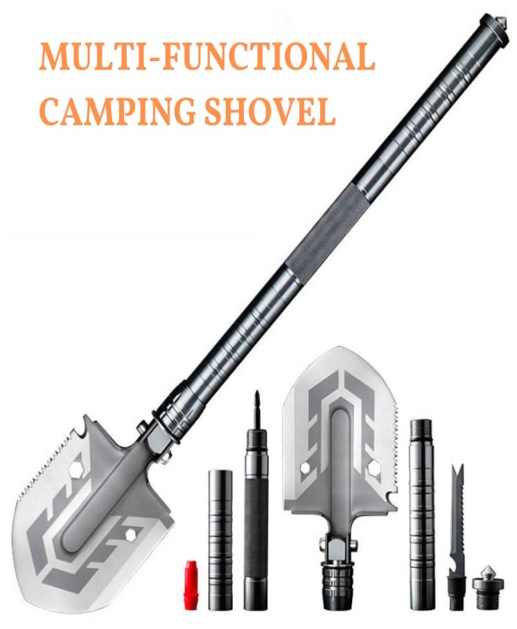 Outdoor Tactical Camping Shovel 58 HRC Multitool Folding Shovel Lifter Mounted Fishing Outdoor Emergency Camping Tool
Outdoor Tactical Camping Shovel 58 HRC Multitool Folding Shovel Lifter Mounted Fishing Outdoor Emergency Camping Tool