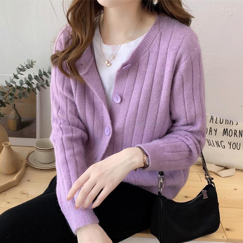 Women's Knits Woman Sweater Cardigan 2022 Autumn/winter Solid Color Knitting V-neck Long Sleeve Fashion Woman's Clothing Drop LXJ22255, Random color
Women's Knits Woman Sweater Cardigan 2022 Autumn/winter Solid Color Knitting V-neck Long Sleeve Fashion Woman's Clothing Drop LXJ22255, Random color