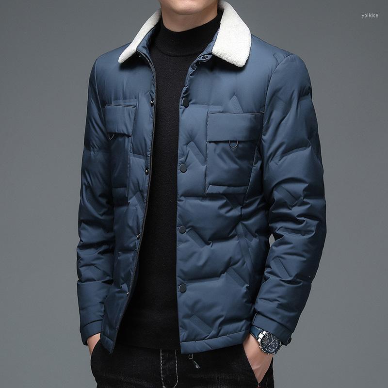 Men's Down Top Grade Brand Casual Fashion Fur Collar Winter Jacket Men Premium Duck Windbreaker Puffer Coats Mens Clothing 2022, Blue
Men's Down Top Grade Brand Casual Fashion Fur Collar Winter Jacket Men Premium Duck Windbreaker Puffer Coats Mens Clothing 2022, Blue