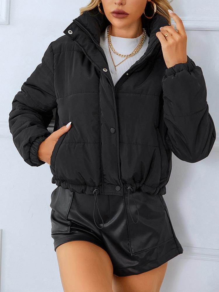 Women's Trench Coats Winter Women's Wear Long Sleeve Casual Style Polyester Material 2022 Fashion High Collar Single Breasted Zipper, Black
Women's Trench Coats Winter Women's Wear Long Sleeve Casual Style Polyester Material 2022 Fashion High Collar Single Breasted Zipper, Black