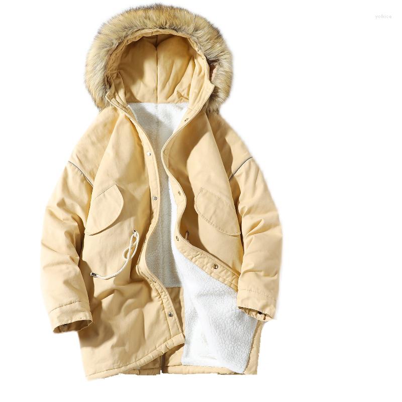 Men's Down Winter Warm Cotton-padded Jacket Clothes Loose Parkas Casual Big Fur Collar X-Long Coat, Black
Men's Down Winter Warm Cotton-padded Jacket Clothes Loose Parkas Casual Big Fur Collar X-Long Coat, Black