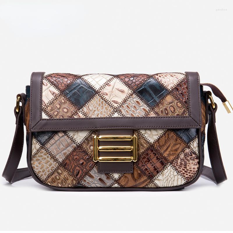 Evening Bags Luxury Leather Women's Bag Shoulder 2022 Ethnic Style Personality Stitching Messenger Cowhide, 6006 color
Evening Bags Luxury Leather Women's Bag Shoulder 2022 Ethnic Style Personality Stitching Messenger Cowhide, 6006 color