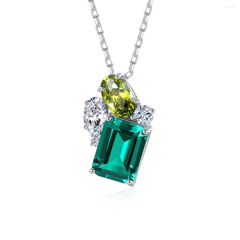Chains Necklace 925 Sterling Silver Pendant For Women O Chain Emerald Fashion Accessories
Chains Necklace 925 Sterling Silver Pendant For Women O Chain Emerald Fashion Accessories