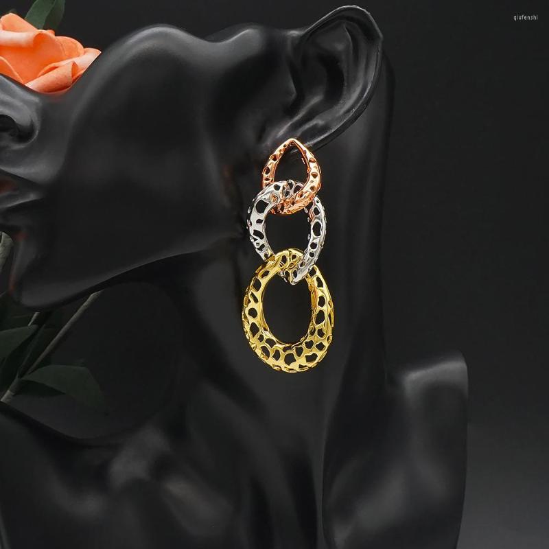 Dangle Earrings Luxury Drop For Women Fashion Big Circle Copper Earings Wedding Dubai Bridal Earring Costume Jewelry
Dangle Earrings Luxury Drop For Women Fashion Big Circle Copper Earings Wedding Dubai Bridal Earring Costume Jewelry