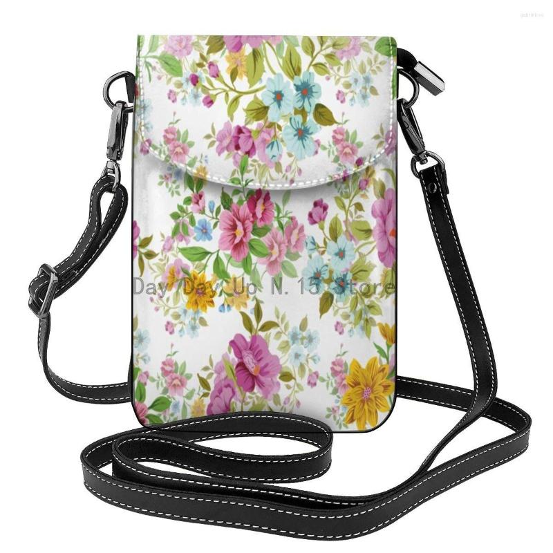 Duffel Bags Women Cell Phone Purse Leather Crossbody Bag-Colorful Wildflowers Mini Shoulder Bag Card Holder Wallet
Duffel Bags Women Cell Phone Purse Leather Crossbody Bag-Colorful Wildflowers Mini Shoulder Bag Card Holder Wallet