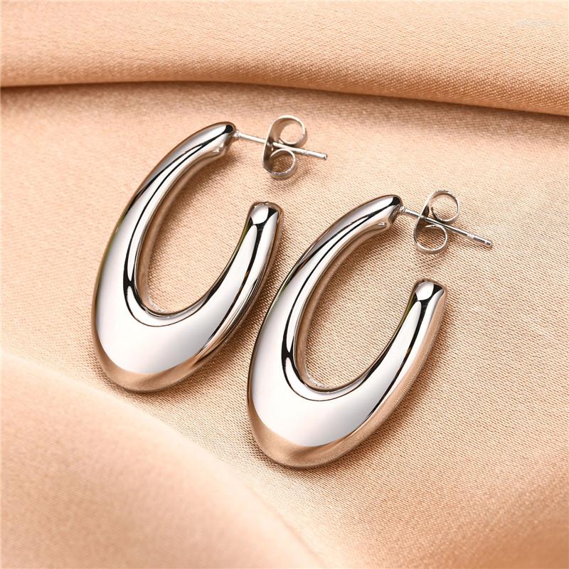 Hoop Earrings LETAPI Classic Stainless Steel For Woman Fashion Korean Jewelry Temperament Girl's Daily Wear
Hoop Earrings LETAPI Classic Stainless Steel For Woman Fashion Korean Jewelry Temperament Girl's Daily Wear