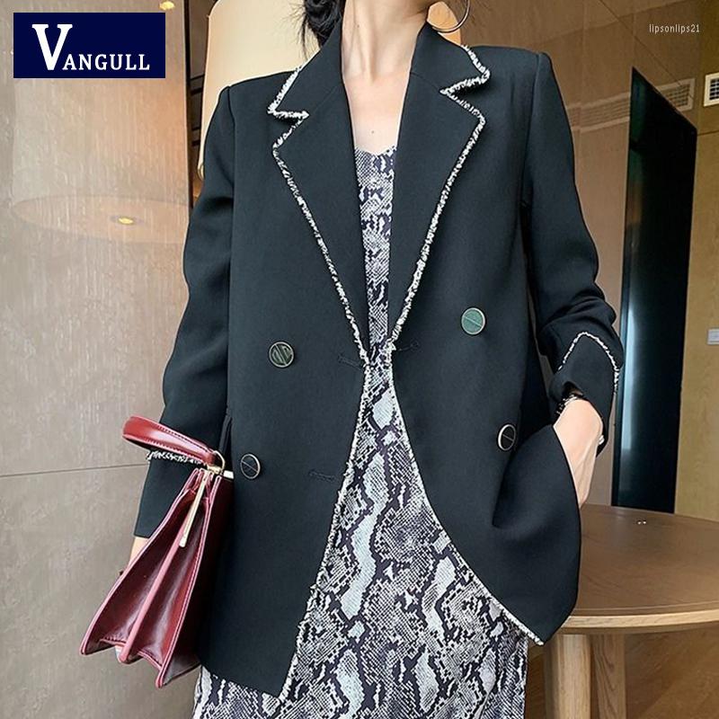 Women' Suits Vangull Vintage Women Blazers Suit Jacket Y2K 2022 Autumn Loose Office Lady Blasers Long Sleeve Turn-down Collar Female Coat, Black
Women' Suits Vangull Vintage Women Blazers Suit Jacket Y2K 2022 Autumn Loose Office Lady Blasers Long Sleeve Turn-down Collar Female Coat, Black