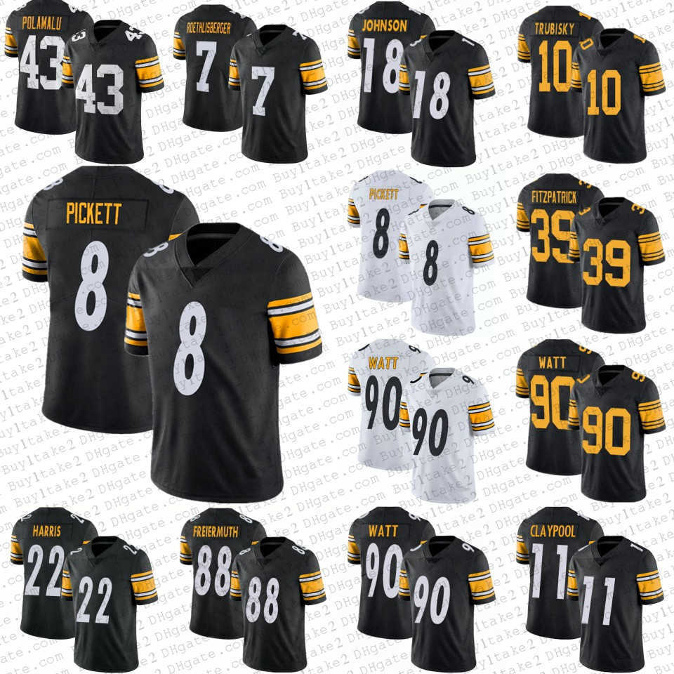Mens Jersey 22 Najee Harris 8 Kenny Pickett TJ Watt Pittsburgh''Steelers''Football 10 Trubisky Ben Roethlisberger 55 Bush''nfl''
Mens Jersey 22 Najee Harris 8 Kenny Pickett TJ Watt Pittsburgh''Steelers''Football 10 Trubisky Ben Roethlisberger 55 Bush''nfl''