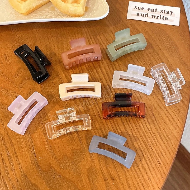 Hair Claw Clip for Women Colorful Plastic Clamps Small Size Hair Clips Headband Hairpin Hair Accessories
Hair Claw Clip for Women Colorful Plastic Clamps Small Size Hair Clips Headband Hairpin Hair Accessories