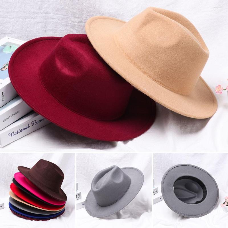 Berets Fashion Dress Dance Party Stage Performance Wide Brim Woolen Cowboy Hat Jazz Cap Panama Fedora, Black
Berets Fashion Dress Dance Party Stage Performance Wide Brim Woolen Cowboy Hat Jazz Cap Panama Fedora, Black
