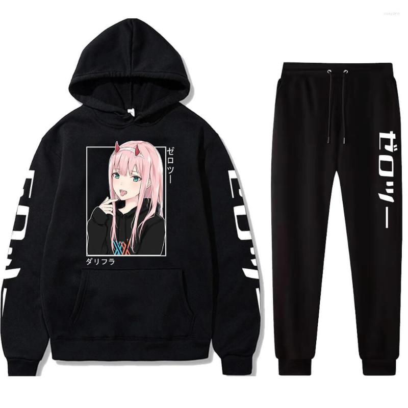 Women's Two Piece Pants Women's Hoodie Kawaii Anime Darling In The Franxx Zero Print Tracksuit Casual Harajuku Jogging Suits Unisex, Black 3
Women's Two Piece Pants Women's Hoodie Kawaii Anime Darling In The Franxx Zero Print Tracksuit Casual Harajuku Jogging Suits Unisex, Black 3