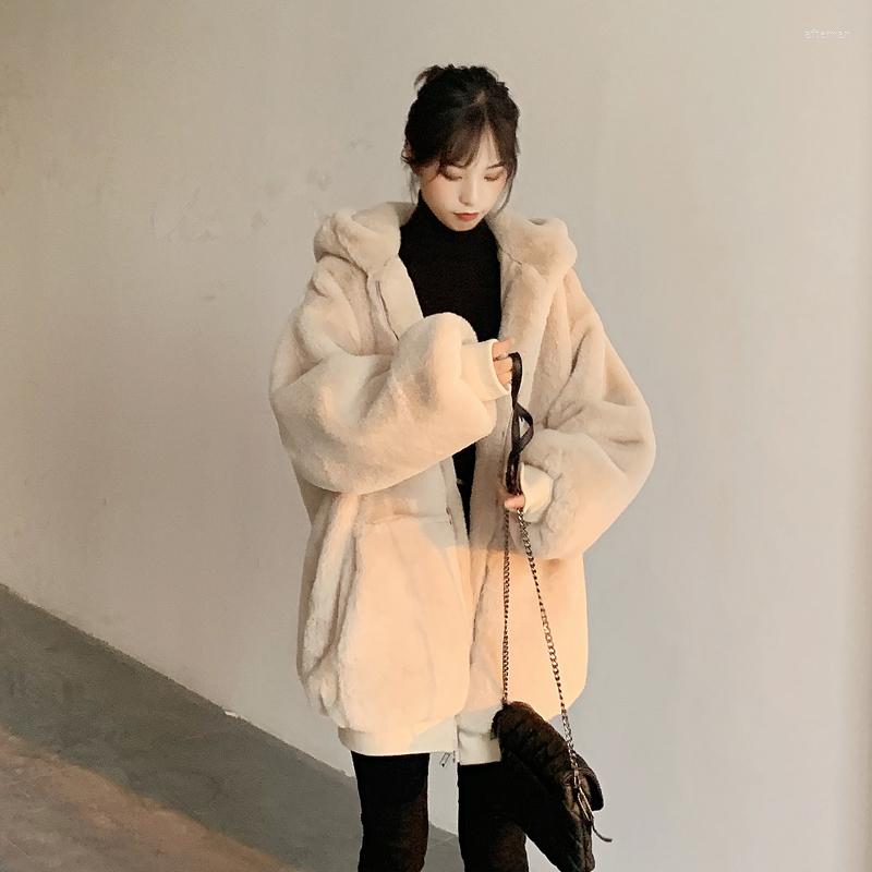 Women's Fur Winter Faux Coat Women Casual Warm Soft Zipper Jacket Pocket Overcoat Female Thick Hooded Lamb Plush, Black
Women's Fur Winter Faux Coat Women Casual Warm Soft Zipper Jacket Pocket Overcoat Female Thick Hooded Lamb Plush, Black