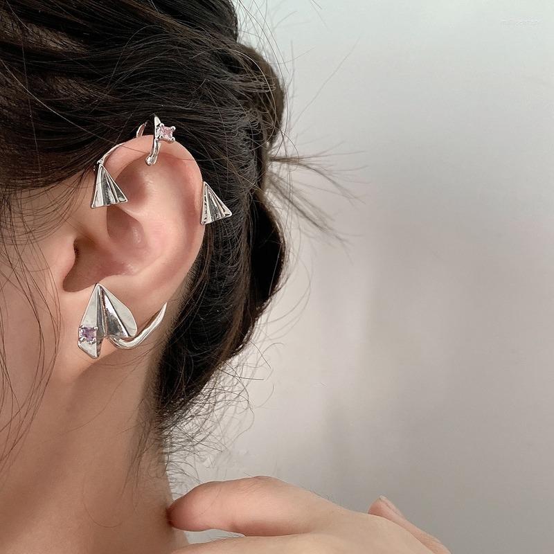 Backs Earrings Woman Earring Paper Airplane Clip For Women Party Korean Fashion Trend Wedding Rhinestone Metal Pink Accesorios Jewelry
Backs Earrings Woman Earring Paper Airplane Clip For Women Party Korean Fashion Trend Wedding Rhinestone Metal Pink Accesorios Jewelry