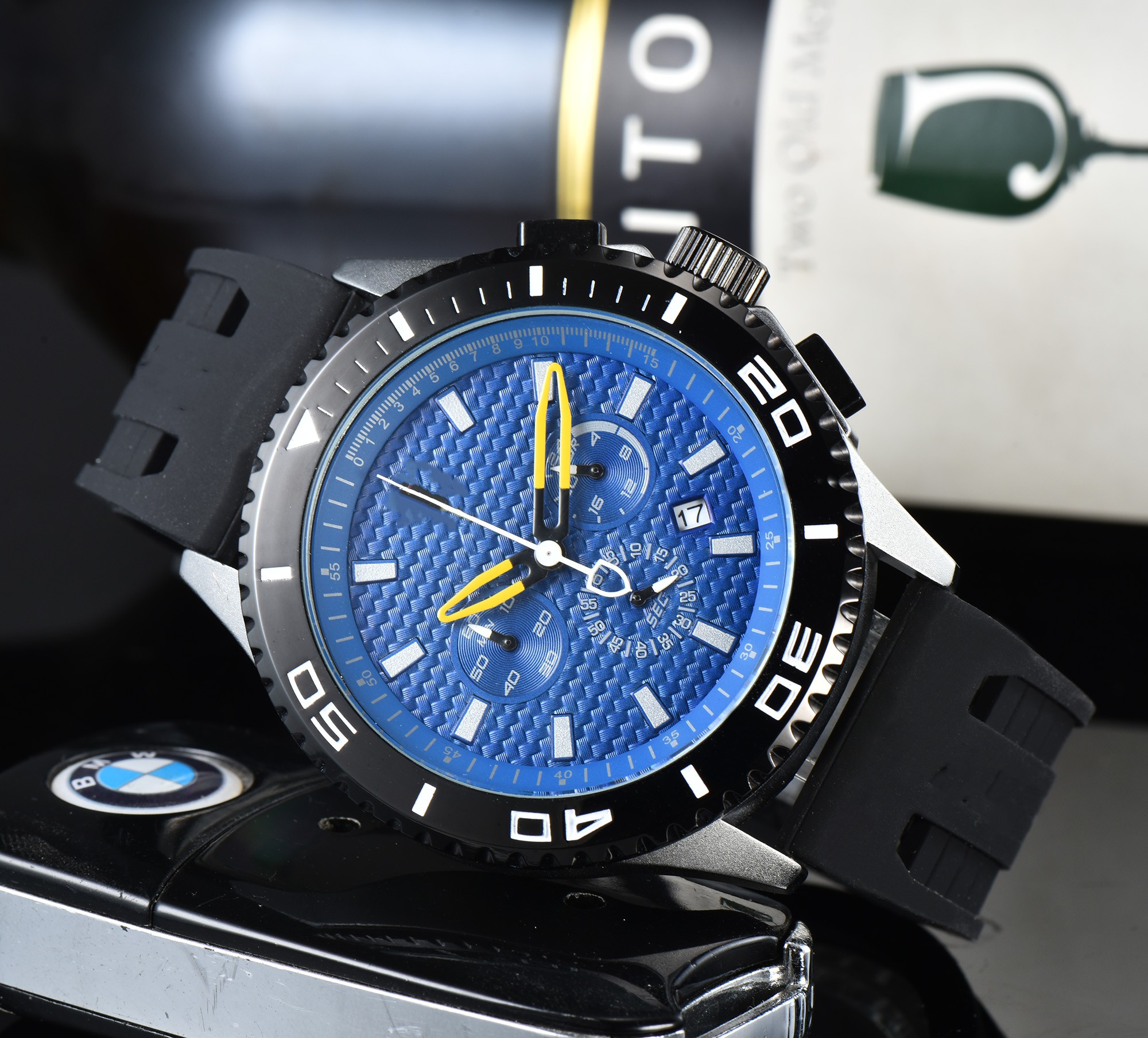 

2022 New Fashion Luxury Brand Men's Watch Leisure Sports Rubber Multi style Timekeeping Quartz Watch