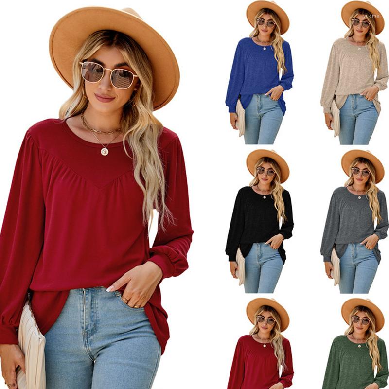 Women' T Shirts Winter Lantern Sleeve Loose Sexy Aesthetic Leisure Round Collar T-shirt Clothes For Women And Pretty Coat, Red
Women' T Shirts Winter Lantern Sleeve Loose Sexy Aesthetic Leisure Round Collar T-shirt Clothes For Women And Pretty Coat, Red