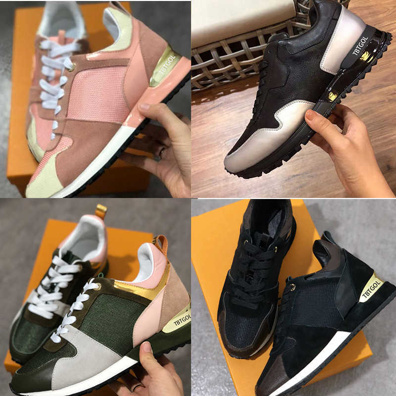 2022 NEW Designer Women Sneakers Mens Real Leather Shoes Lace-up Flats Runner Trainers Casual Shoes With Paerty Wedding Shoes With Box NO12