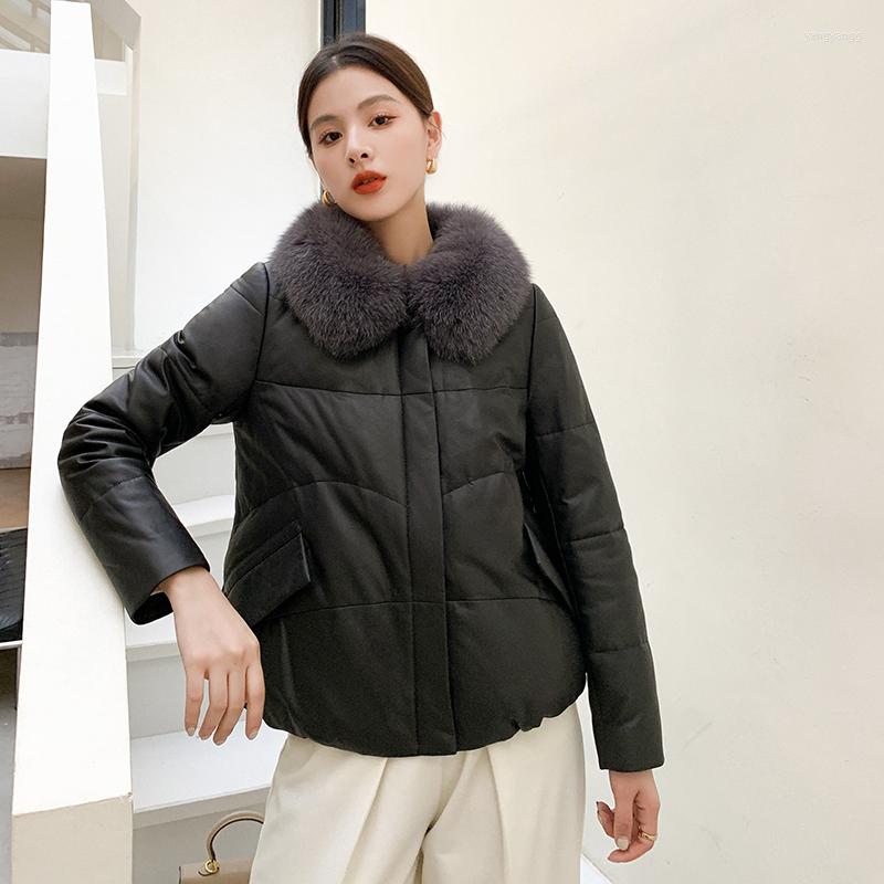 Women's Leather Winter Women Thicken Warm Cotton-padded Jacket High Quality Fashion Fur Collar Zipper Coat, Black
Women's Leather Winter Women Thicken Warm Cotton-padded Jacket High Quality Fashion Fur Collar Zipper Coat, Black