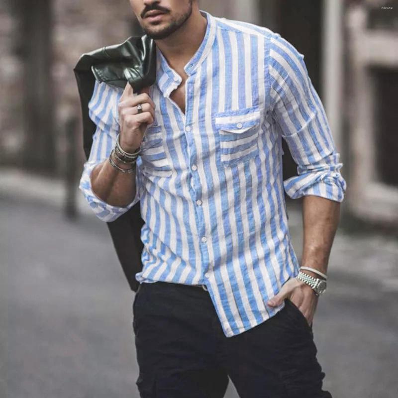 Men's Casual Shirts Black B Mens Fashion Striped Linen Buckle Collar Pocket Long Sleeve Shirt Top Cotton T Men
Men's Casual Shirts Black B Mens Fashion Striped Linen Buckle Collar Pocket Long Sleeve Shirt Top Cotton T Men