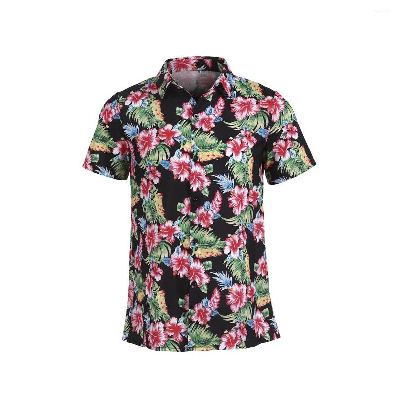 Men' Casual Shirts Men' Beachwear Printed Short Sleeve Shirt Hawaii Turndown Collar Button Down Top Cloth 5 Colors
Men' Casual Shirts Men' Beachwear Printed Short Sleeve Shirt Hawaii Turndown Collar Button Down Top Cloth 5 Colors