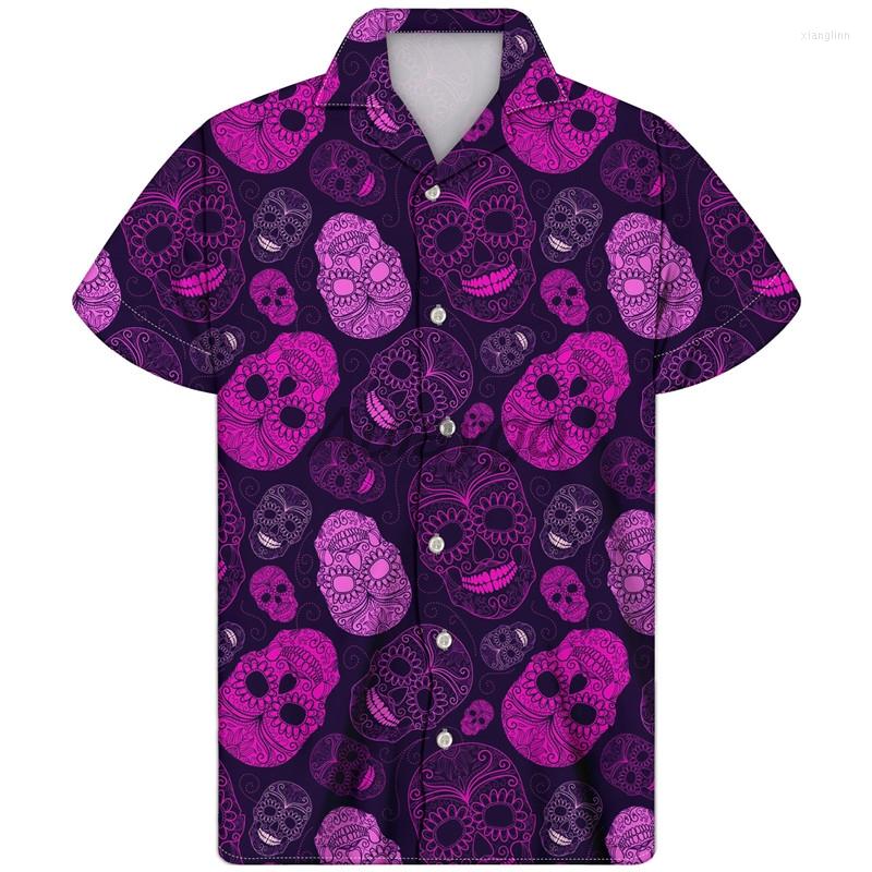 Men's Casual Shirts Purple Print Tela Calaveras Hawaiian Fabric Shirt Summer Men Colorful Guayabera Camisa Hombre, Hdm000123z77
Men's Casual Shirts Purple Print Tela Calaveras Hawaiian Fabric Shirt Summer Men Colorful Guayabera Camisa Hombre, Hdm000123z77
