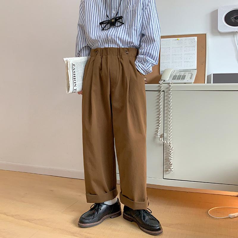 Men's Pants Cotton Baggy Men Fashion Stretch Waist Casual Streetwear Loose Hip-hop Wide-leg Mens Straight Trousers, Green
Men's Pants Cotton Baggy Men Fashion Stretch Waist Casual Streetwear Loose Hip-hop Wide-leg Mens Straight Trousers, Green