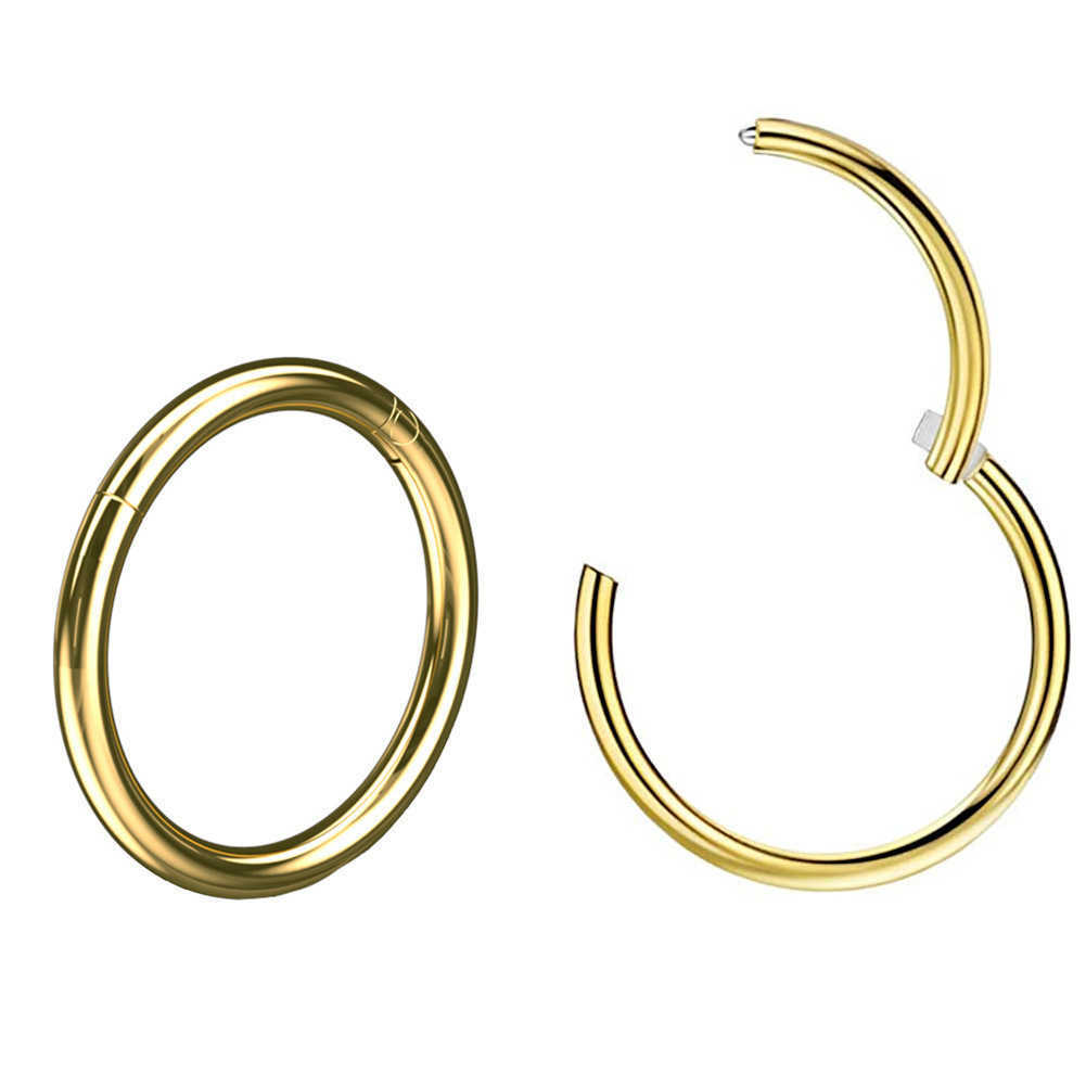 Indian Hoop Nose Ring Stainless Steel Lip Rings lage Earring Piercing Jewelry For Women