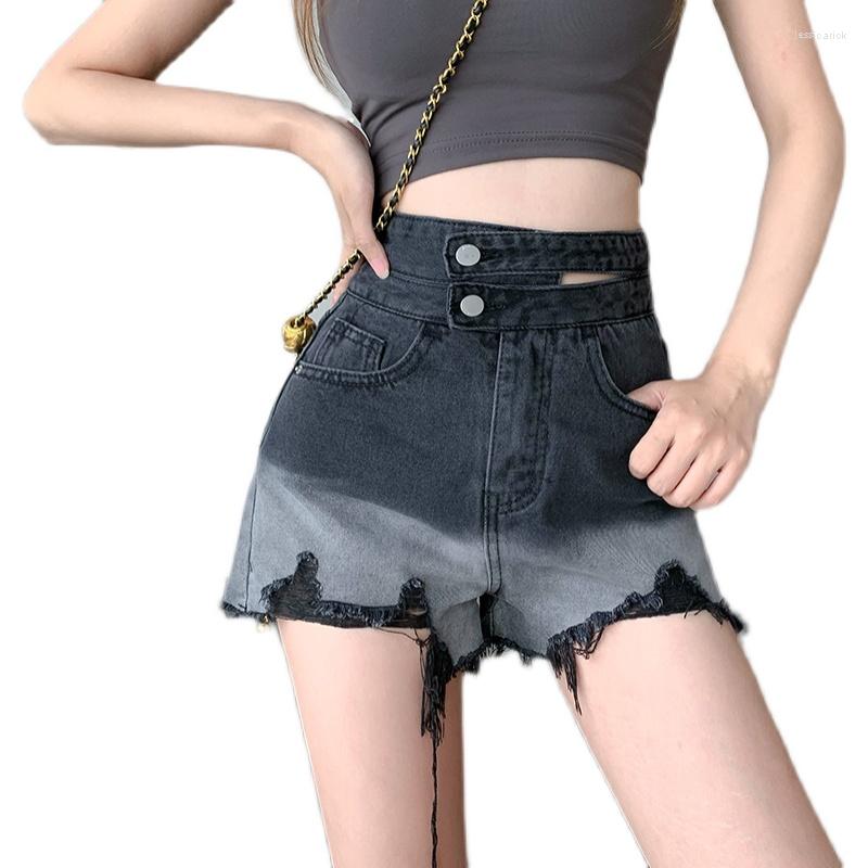 Women' Shorts Summer Hole Hollow Out Design Cowboy Women Jeans 2022 Boyfriend Blue Washed Gradient Denim Female Sexy, The gradient black
Women' Shorts Summer Hole Hollow Out Design Cowboy Women Jeans 2022 Boyfriend Blue Washed Gradient Denim Female Sexy, The gradient black