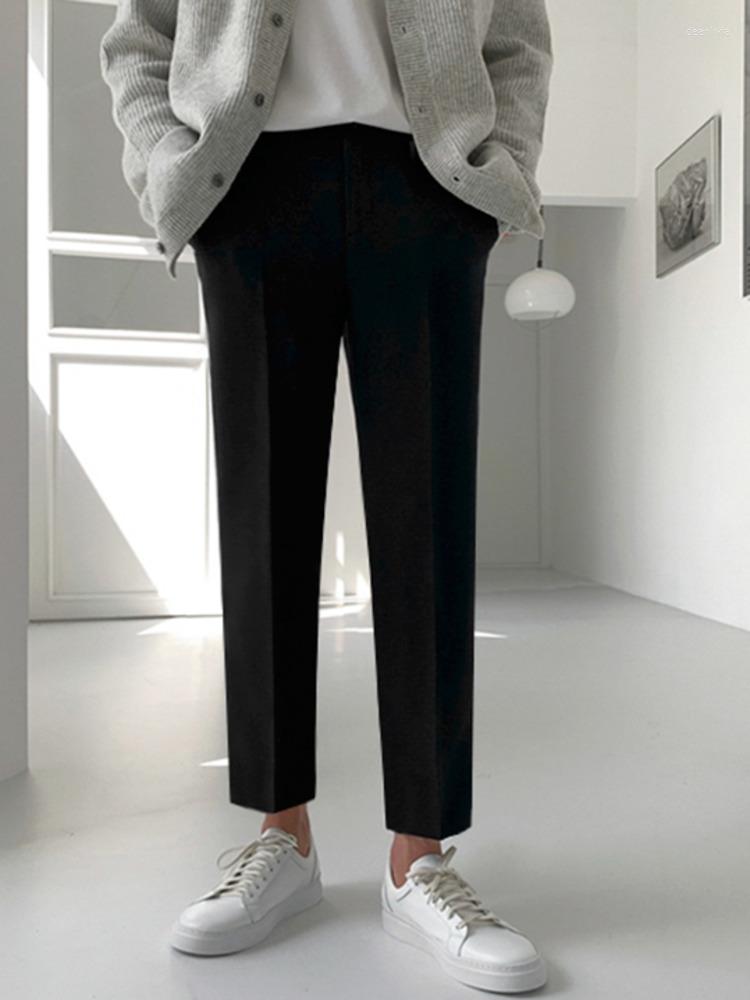 Men's Suits SYUHGFA Men Clothing 2022 Autumn Casual Ankle-length Straight Wide Legs Suit Pants For Male All-match Simple Korea Trousers, Black
Men's Suits SYUHGFA Men Clothing 2022 Autumn Casual Ankle-length Straight Wide Legs Suit Pants For Male All-match Simple Korea Trousers, Black