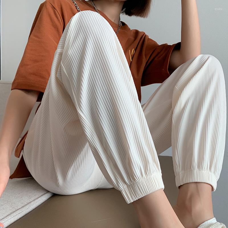 Women' Pants MRMT 2022 Brand Silk Sweatpants Women' Loose Bundle Feetslim Fairy Cool Casual Harlan Anti-Mosquito, White
Women' Pants MRMT 2022 Brand Silk Sweatpants Women' Loose Bundle Feetslim Fairy Cool Casual Harlan Anti-Mosquito, White