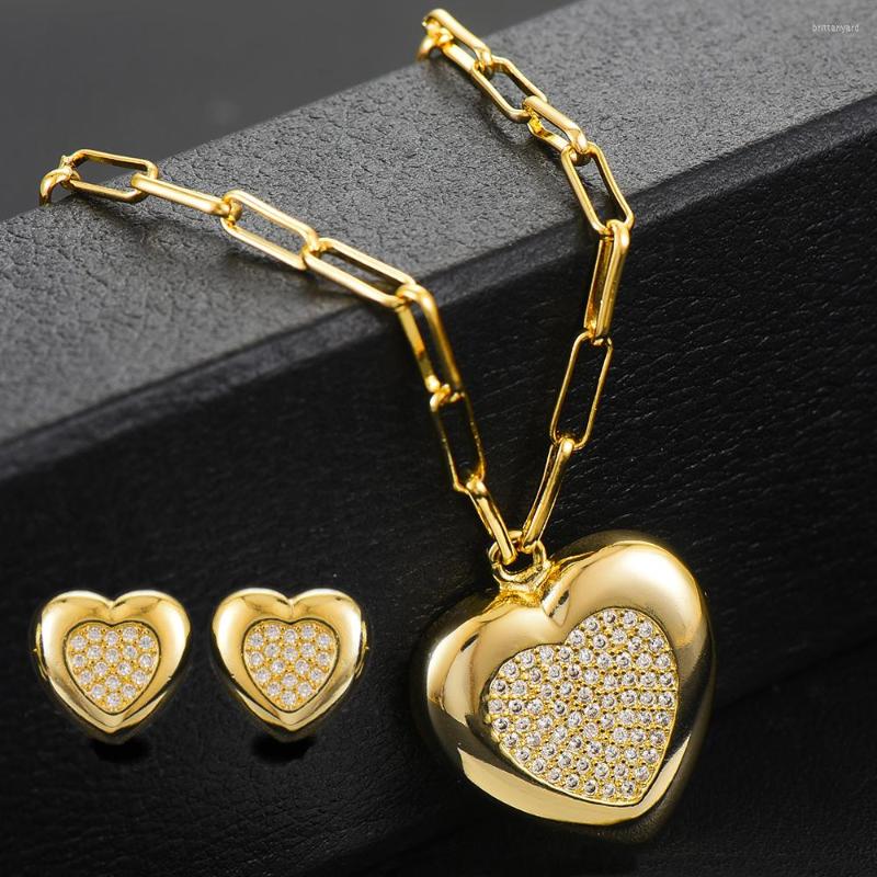 Necklace Earrings Set GODKI Brazilian Heart Charms For Women Wedding Statement Dubai Earring Cubic Zirconia Jewelry, Picture shown
Necklace Earrings Set GODKI Brazilian Heart Charms For Women Wedding Statement Dubai Earring Cubic Zirconia Jewelry, Picture shown
